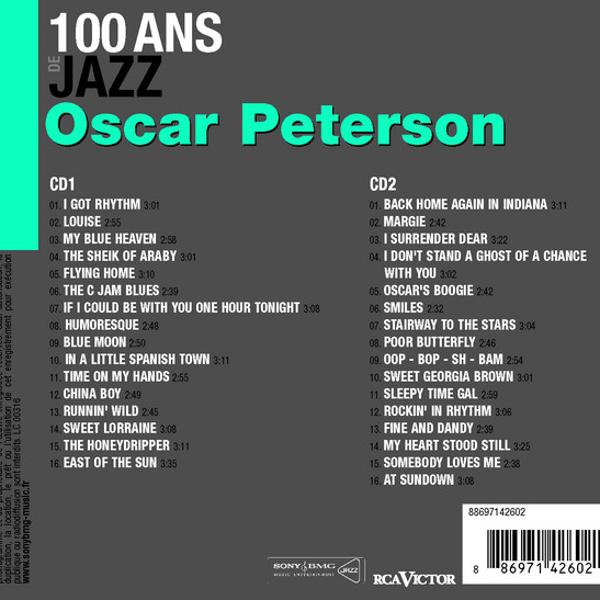 Альбом 100 ans de jazz исполнителя Oscar Peterson