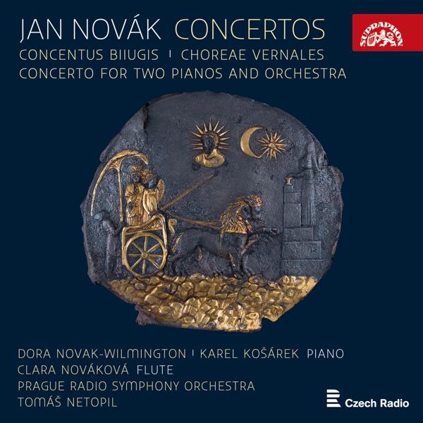 Dora Novak-Wilmington, Karel Košárek, Prague Radio Symphony Orchestra - Concentus biiugis for Piano Four Hands and String Orchestra: I. Allegro energico