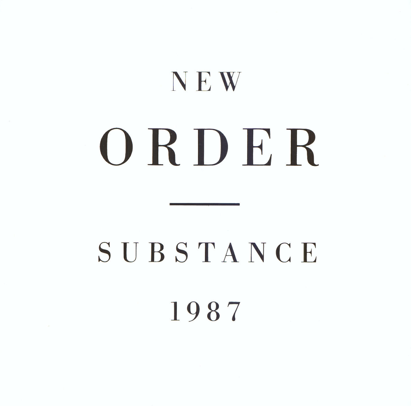 Альбом Substance исполнителя New Order