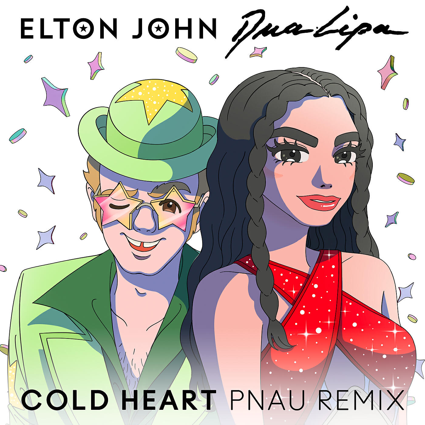 Сингл Cold Heart исполнителя Elton John, Dua Lipa