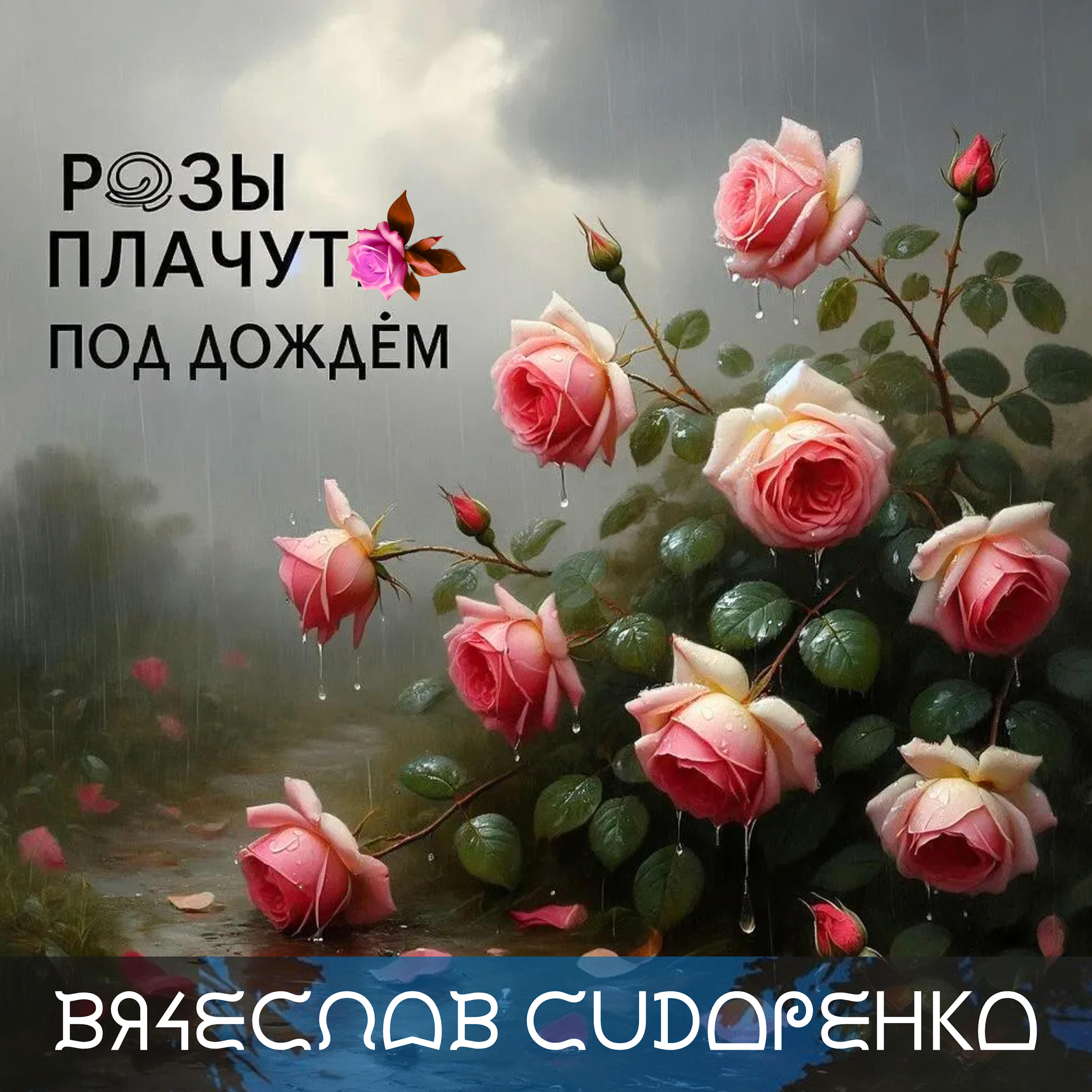 Розы плачут под дождём