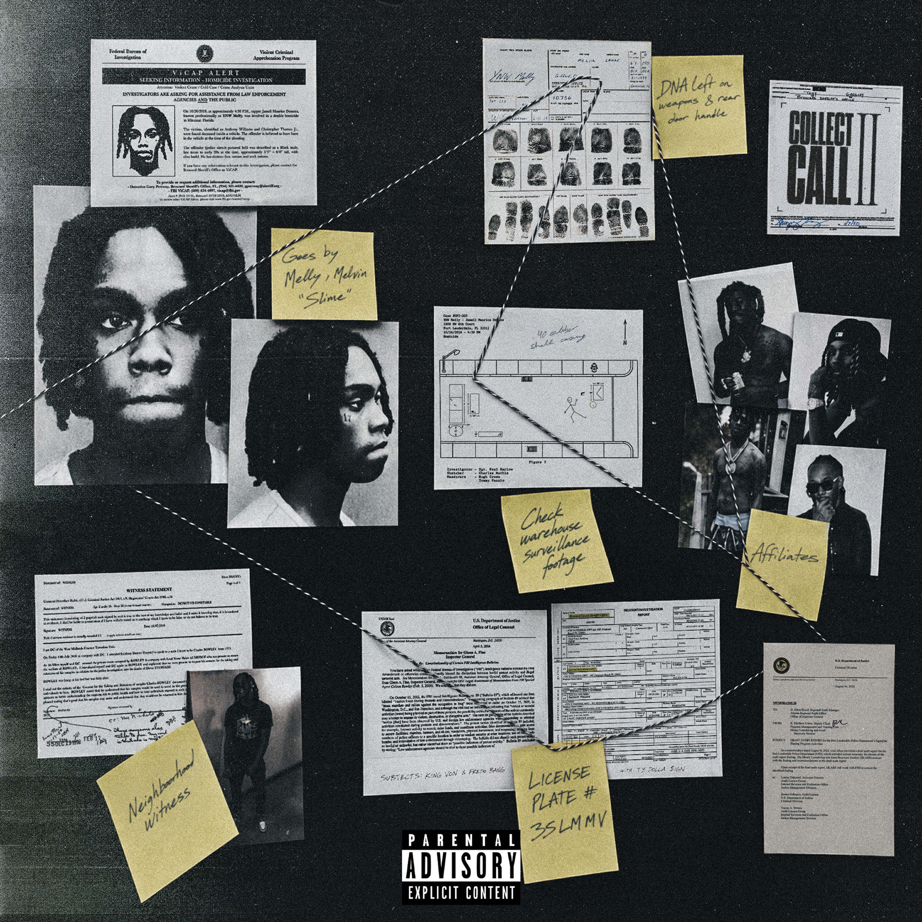 Альбом Collect Call II исполнителя YNW Melly, Ty Dolla $ign, King Von, Fredo Bang, Hotboii
