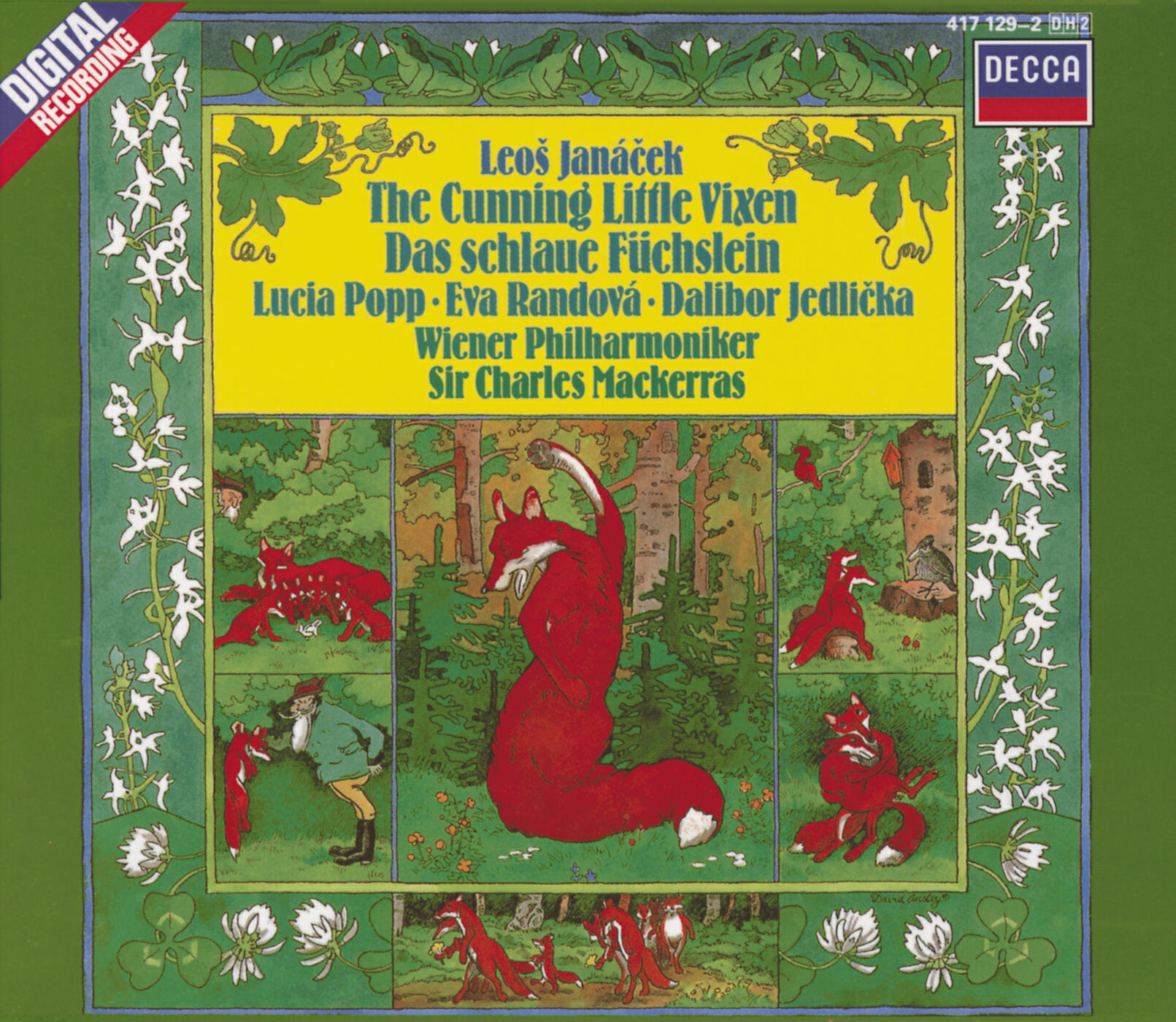 Eva Randová, Lucia Popp, Wiener Philharmoniker, Sir Charles Mackerras - Janáček: The Cunning Little Vixen (Prihody Lisky Bystrousky) / Act 2 - Zlatohrbitek, lisák a krouzkovymi pesiky
