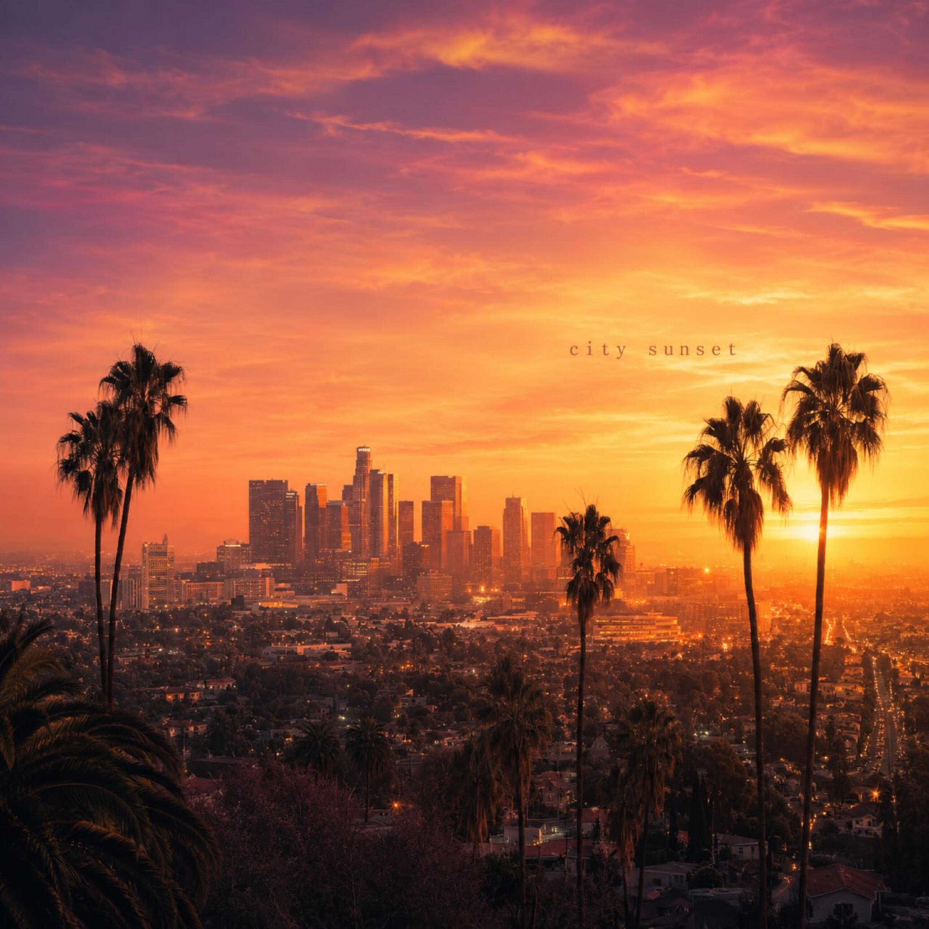 city sunset