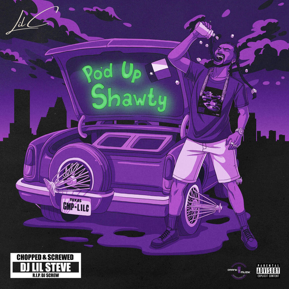 Lil C, DJ Lil Steve, GT Garza - Thank God 4 Texas - Chopped & Screwed