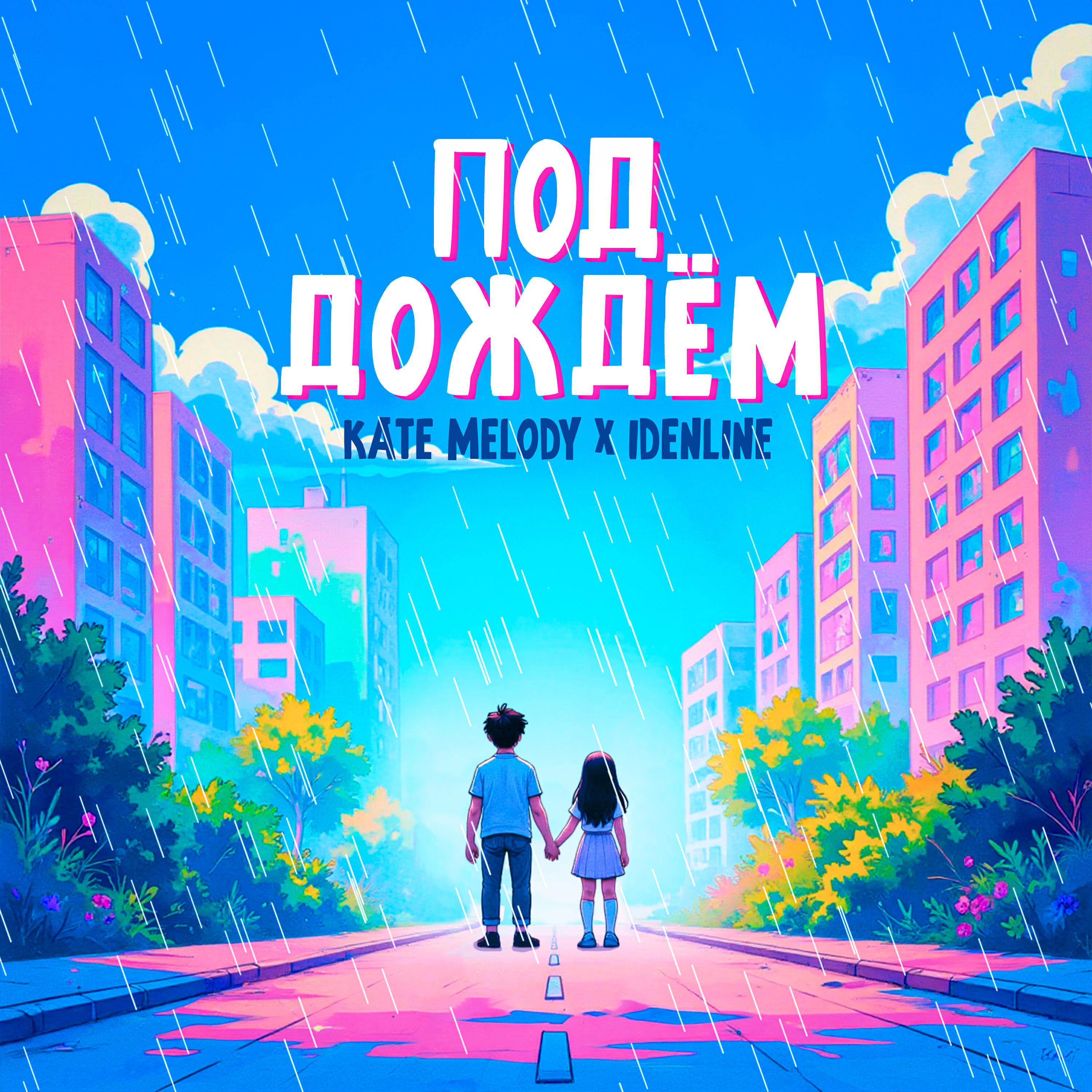 Под дождём