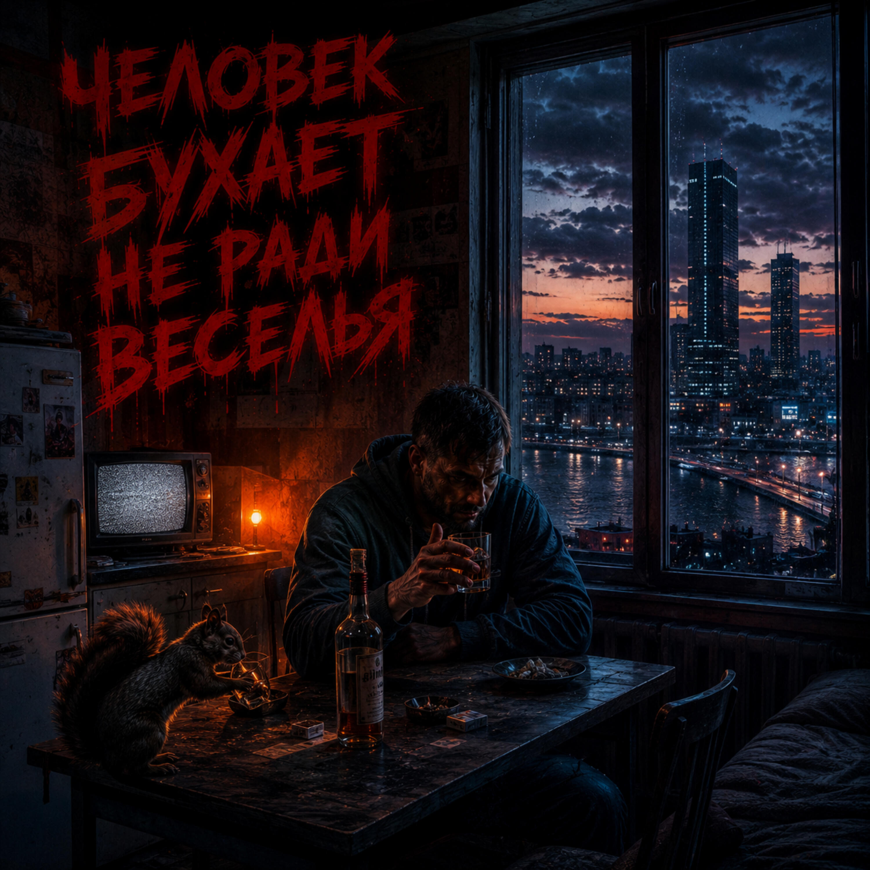 Человек бухает не ради веселья а когда в душе идёт разрушение