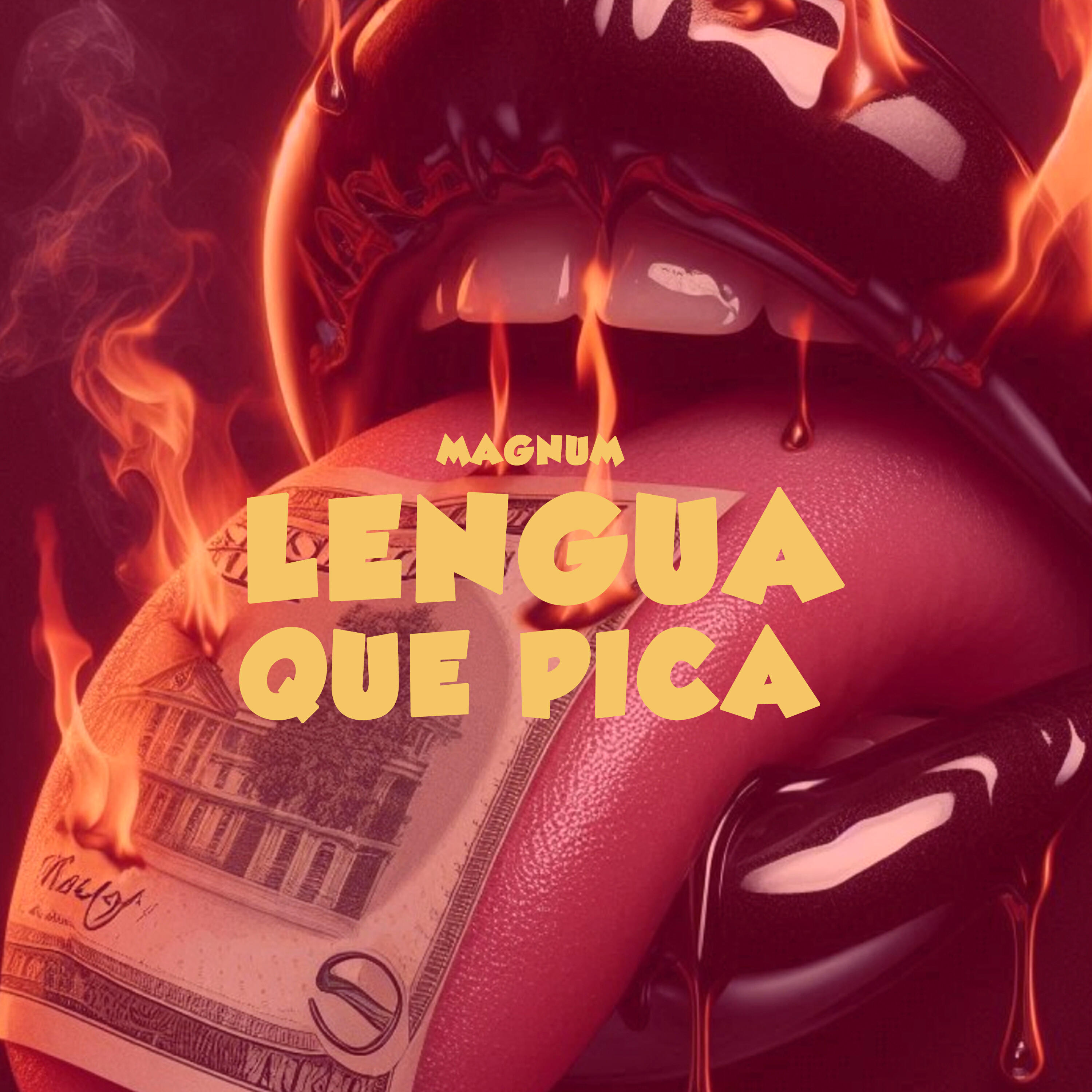Сингл LENGUA QUE PICA исполнителя Magnum