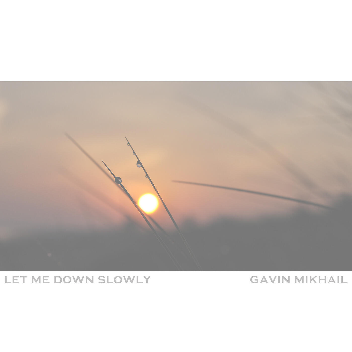 Gavin Mikhail, The Cameron Collective - Let Me Down Slowly (Acoustic)