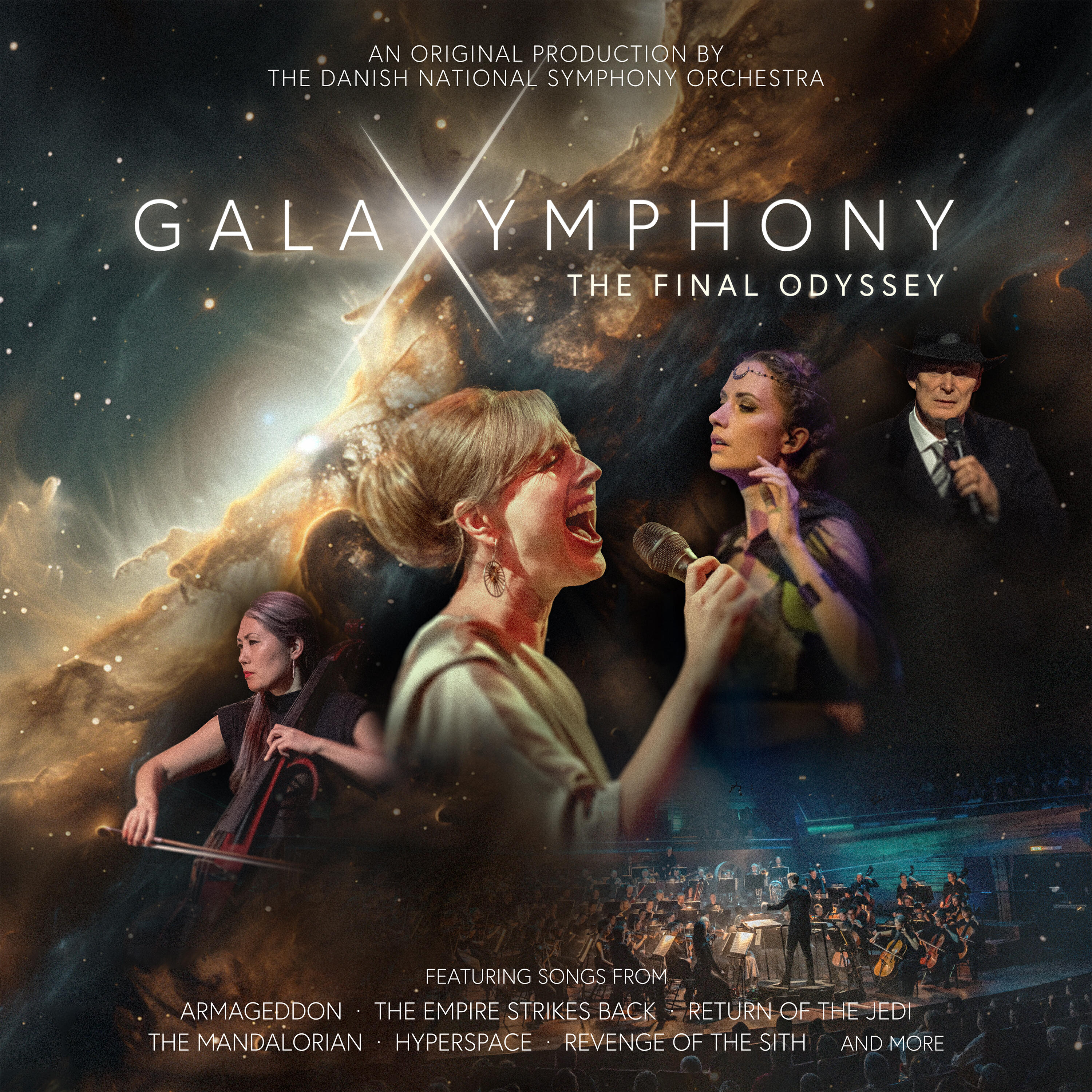Альбом Galaxymphony - The Final Odyssey исполнителя DR Radiosymfoniorkestret, Christian Schumann, Sinne Eeg, Danish National Concert Choir, Isabel Schwartzbach, Kristoffer Appel, David Bateson