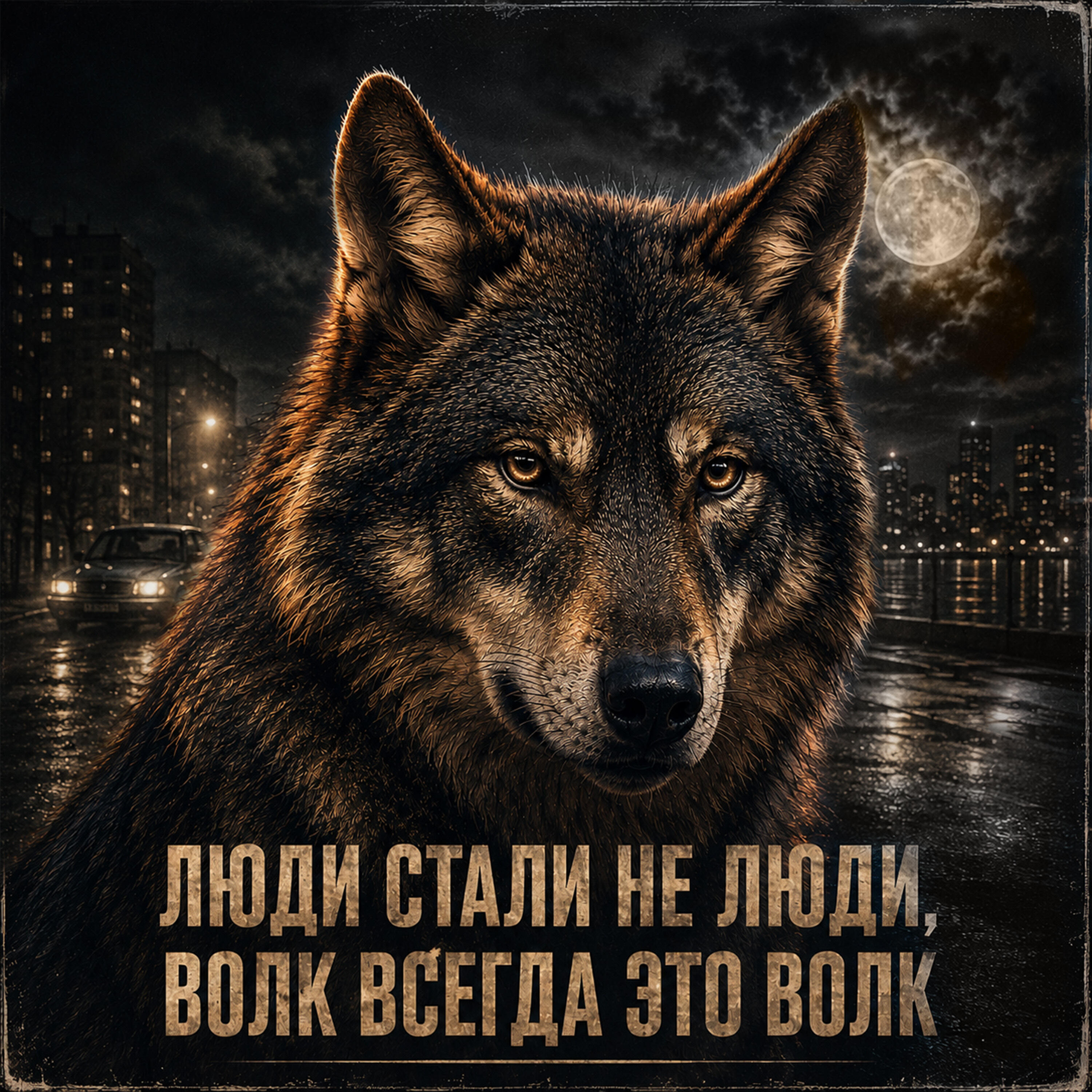 Люди стали не люди, волк всегда это волк