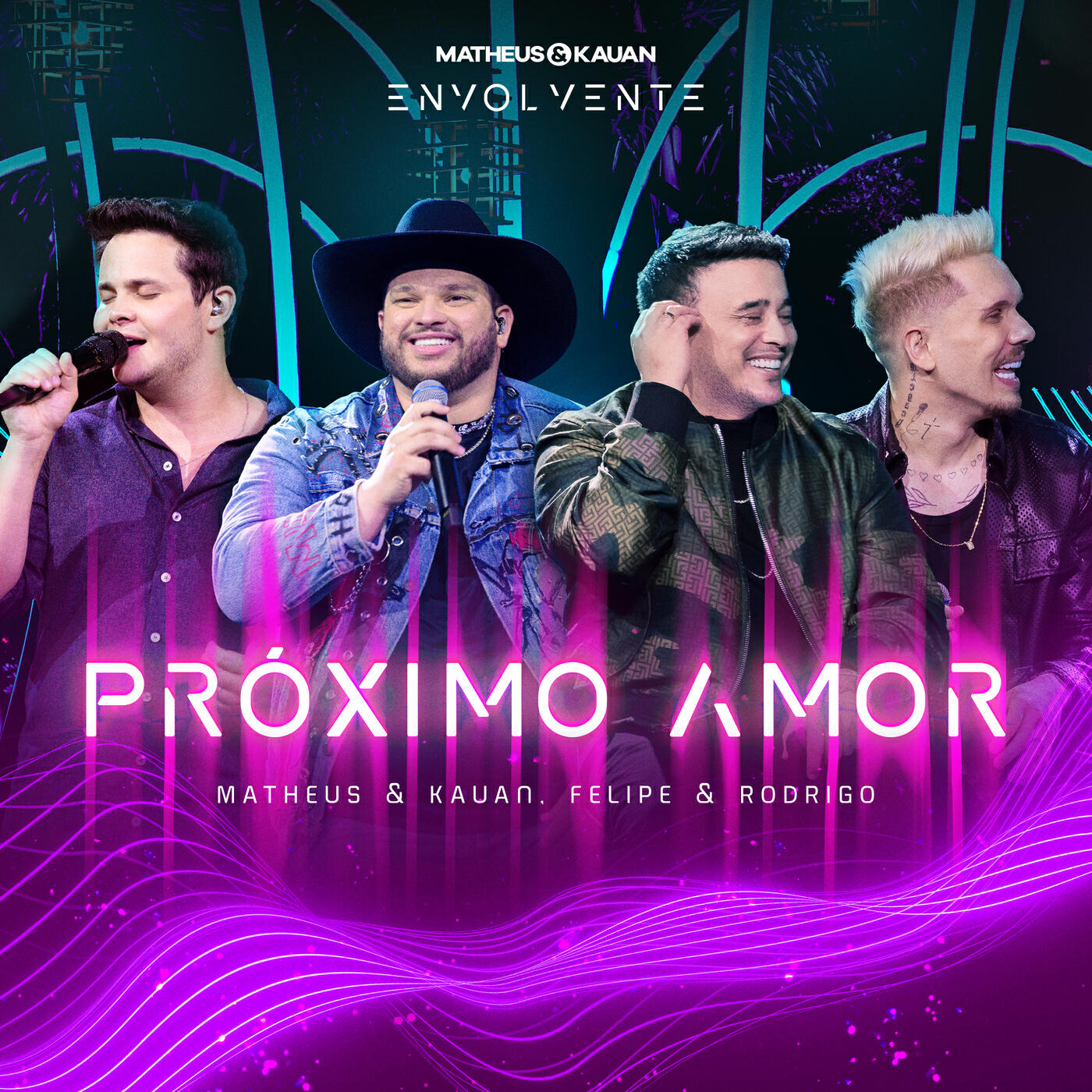 Альбом Próximo Amor (Ao Vivo Em Goiânia / 2024) исполнителя Matheus, Kauan, Felipe, Rodrigo