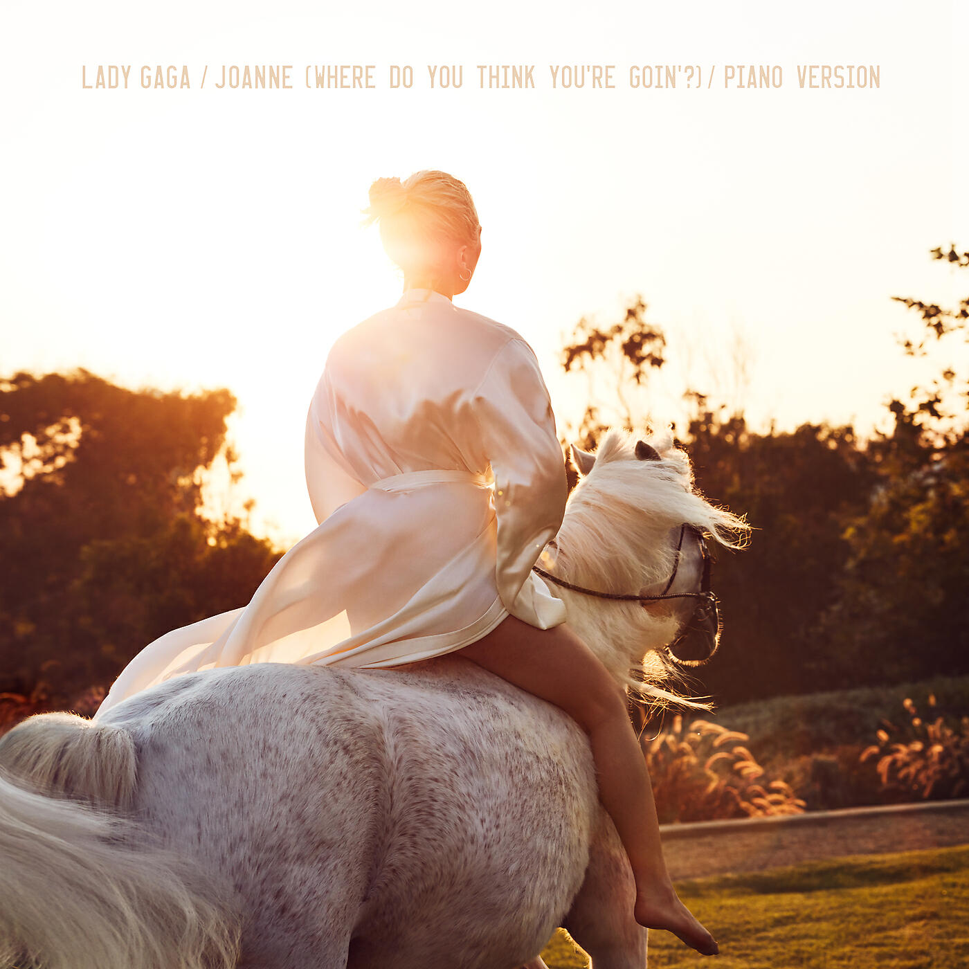 Альбом Joanne (Where Do You Think You're Goin'?) [Piano Version] исполнителя Lady Gaga