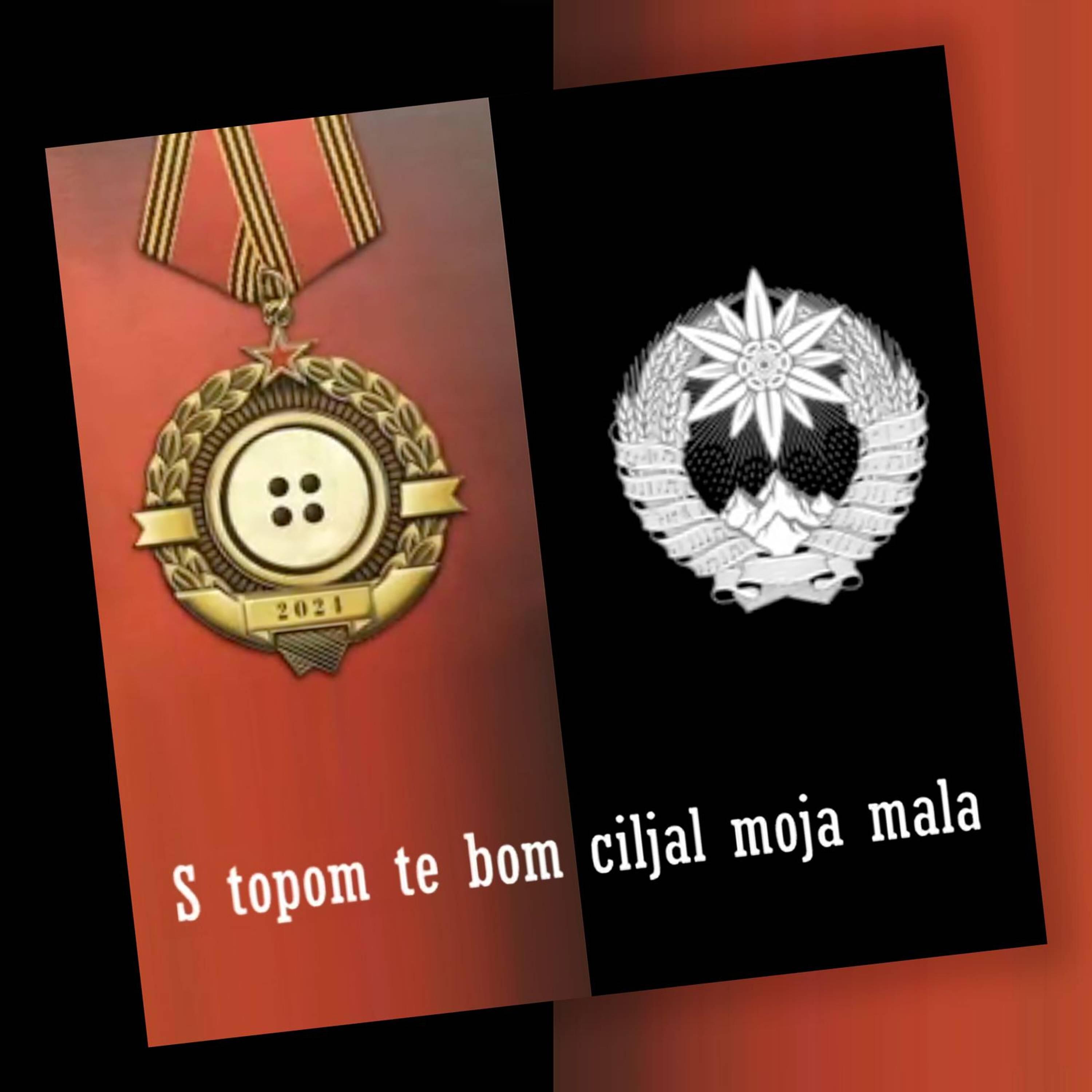Альбом S topom te bom ciljal moja mala исполнителя Laibach, Bijelo Dugme