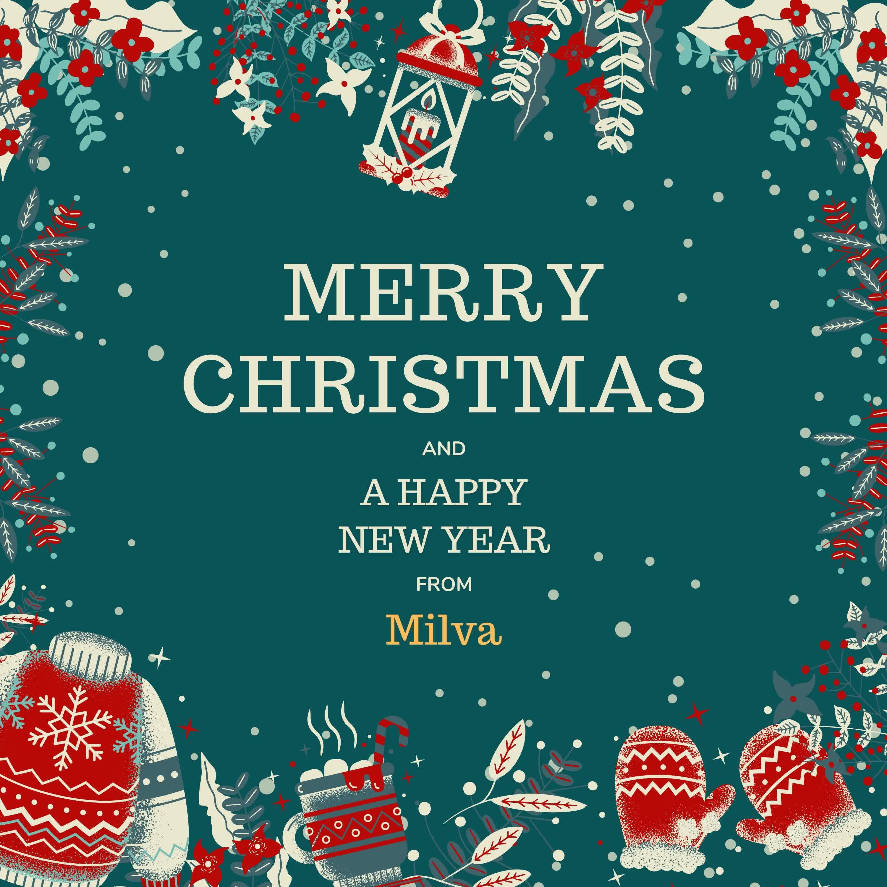 Альбом Merry Christmas and A Happy New Year from Milva исполнителя Milva