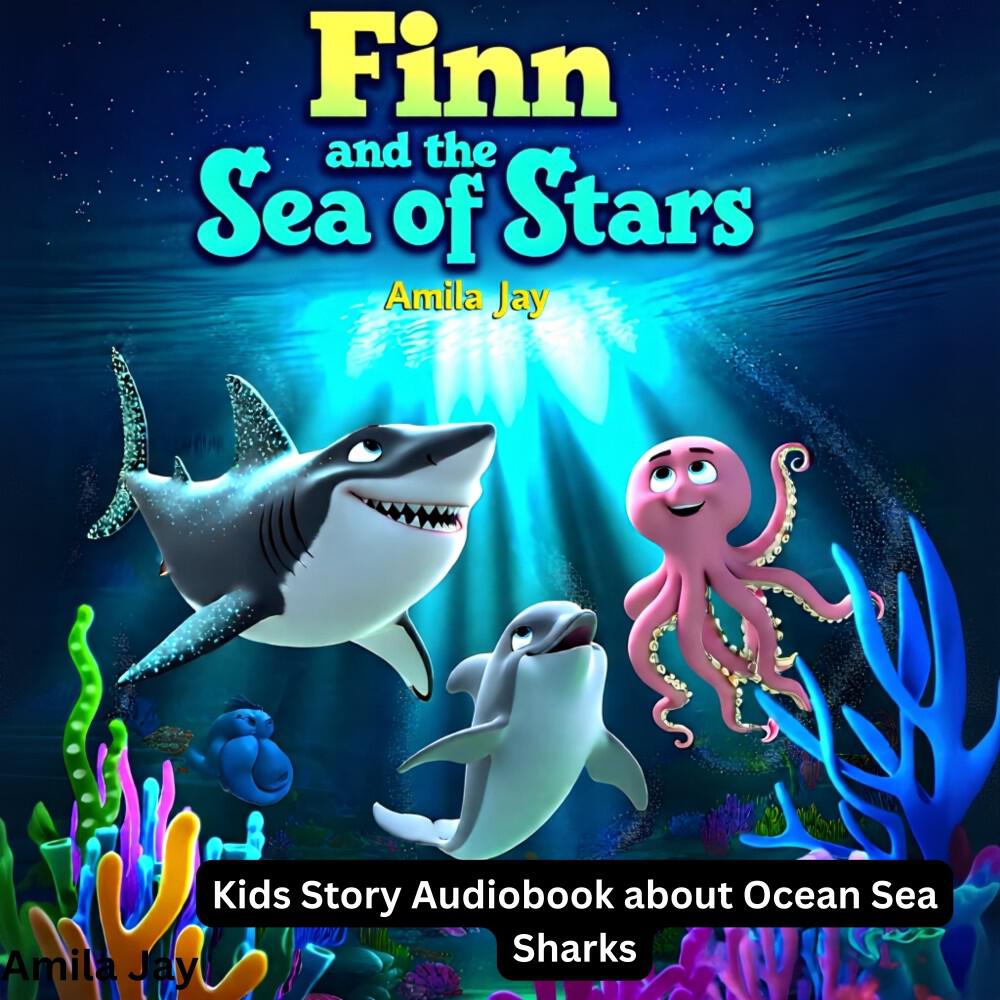Finn and the Sea of Stars - Kids Story Audiobook About Ocean Sea Sharks