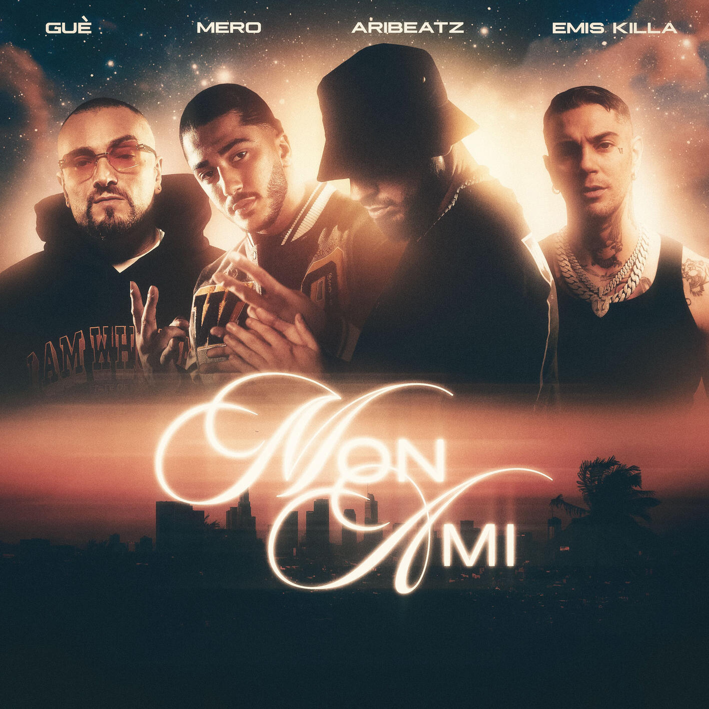 Альбом MON AMI (feat. MERO, Guè & Emis Killa) исполнителя AriBeatz, Mero, Guè, Emis Killa