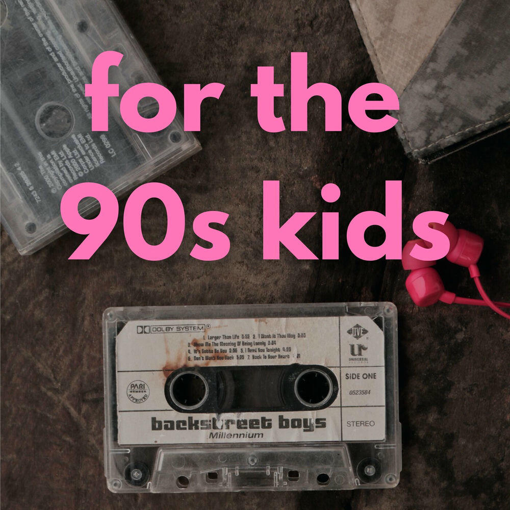 Альбом For The 90s Kids исполнителя Various Artists, Samantha Cole, Lighthouse Family, Hanson, Profyle, Julian Mendelsohn, Faye Wong, Drizabone, Sister Hazel, Del Amitri, 911, 許茹芸, Cast, Dodgy, The Beautiful South, The Cranberries, Crowded House, Soft Cell, Blind Melon, Sheryl Crow, The Beach Boys, Wet Wet Wet, Semisonic, Counting Crows, The Wallflowers, Richard Marx, No Doubt, New Radicals, Rahmat Ekamatra