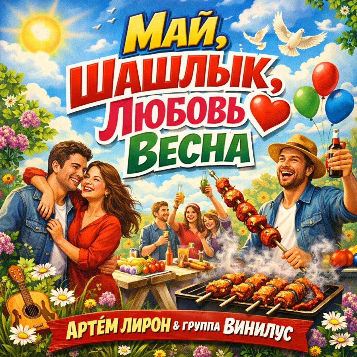 Май,Шашлык,Любовь,Весна