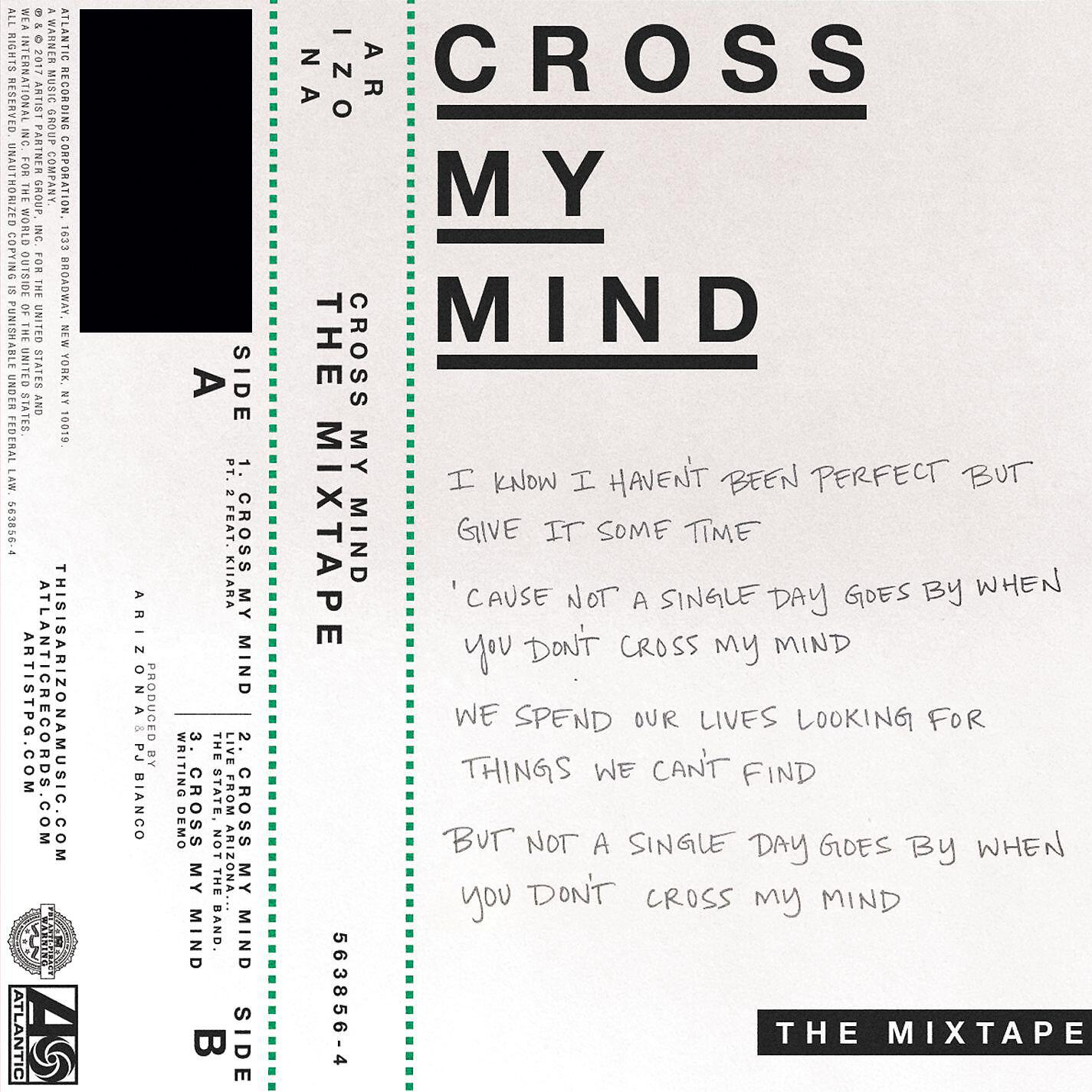 A R I Z O N A, Kiiara - Cross My Mind, Pt. 2 (feat. Kiiara)