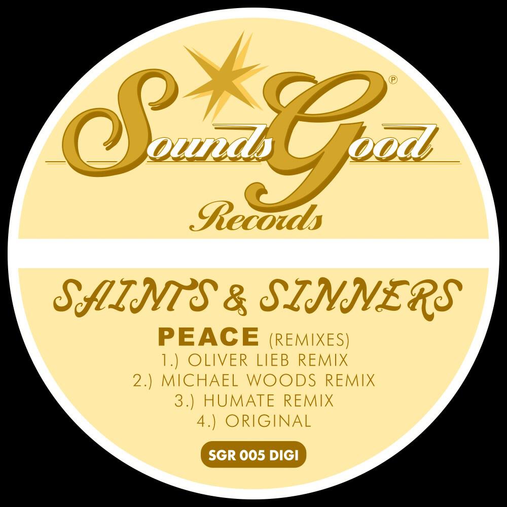Альбом Peace (Remixes) исполнителя Saints & Sinners