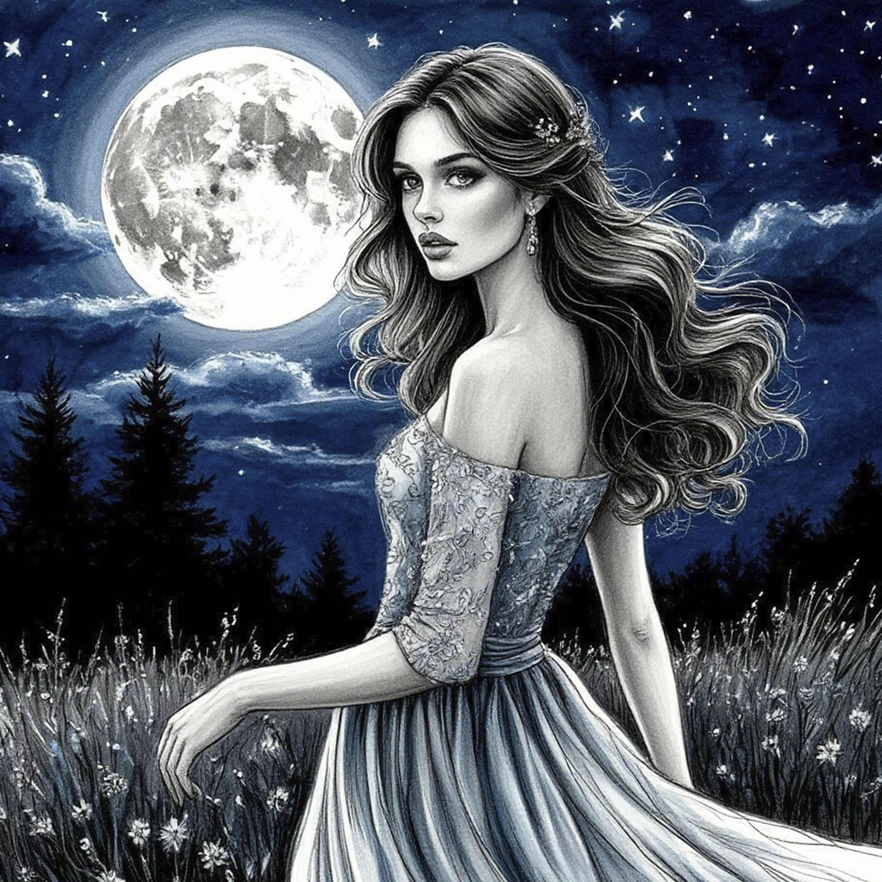 Moonlight reflection