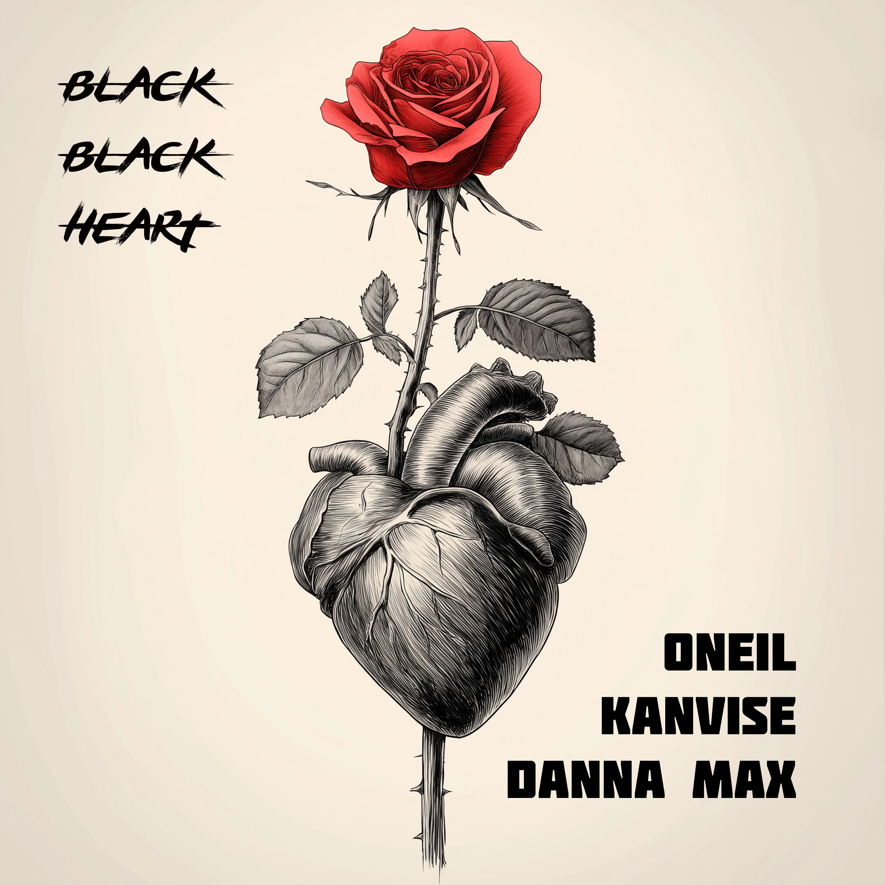 Альбом Black Black Heart исполнителя KANVISE, Danna Max, ONEIL