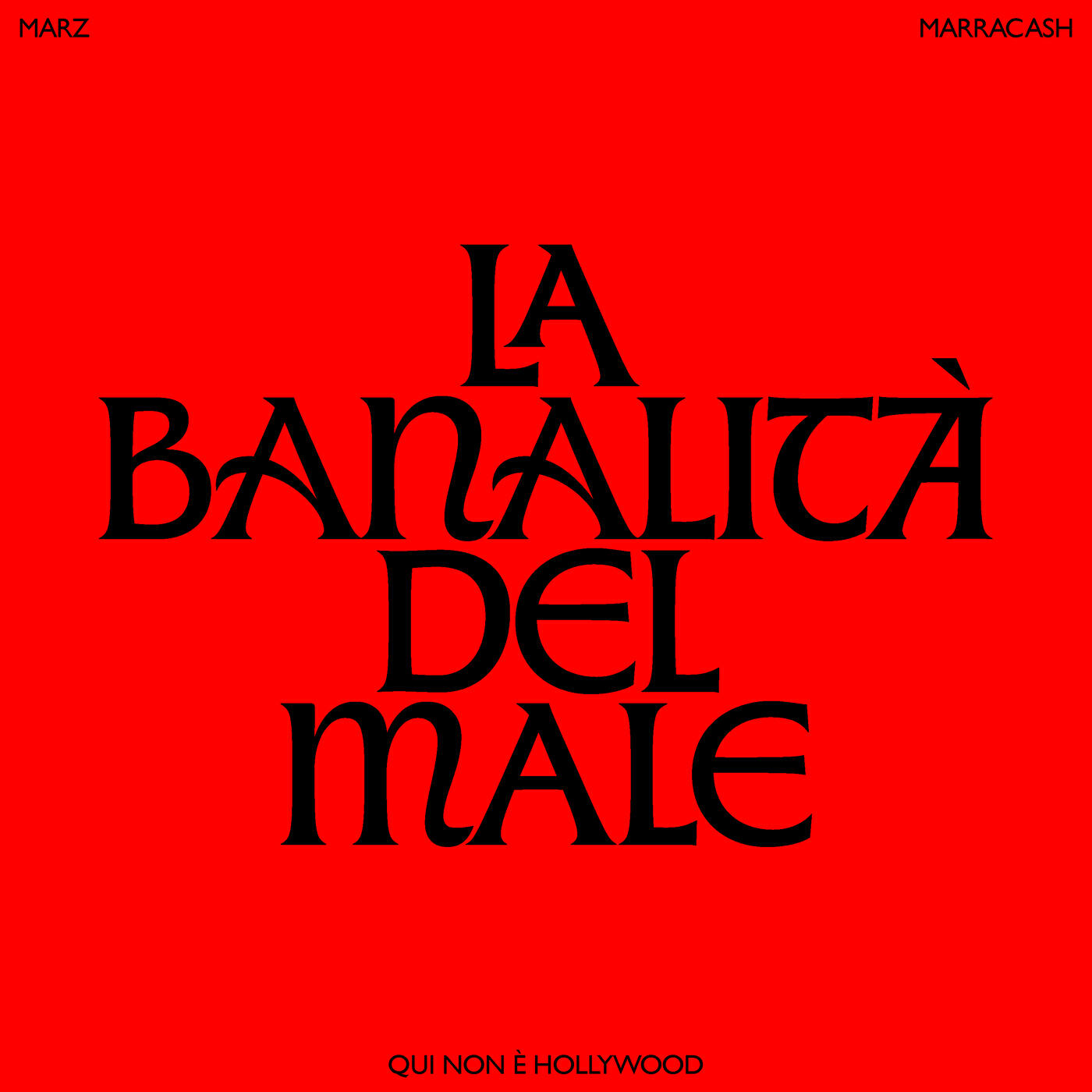 LA BANALITÀ DEL MALE (End credit song “Qui non è Hollywood”)